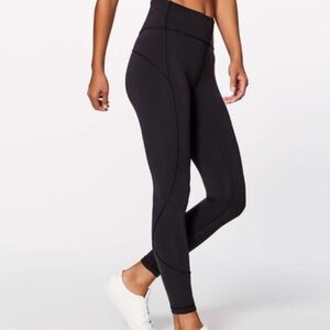 Lululemon In Movement High-Rise Tight 25” – Size 2 – Black – Everlux Fabric